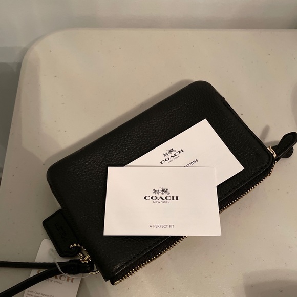 Coach wristlet black - Picture 2 of 4
